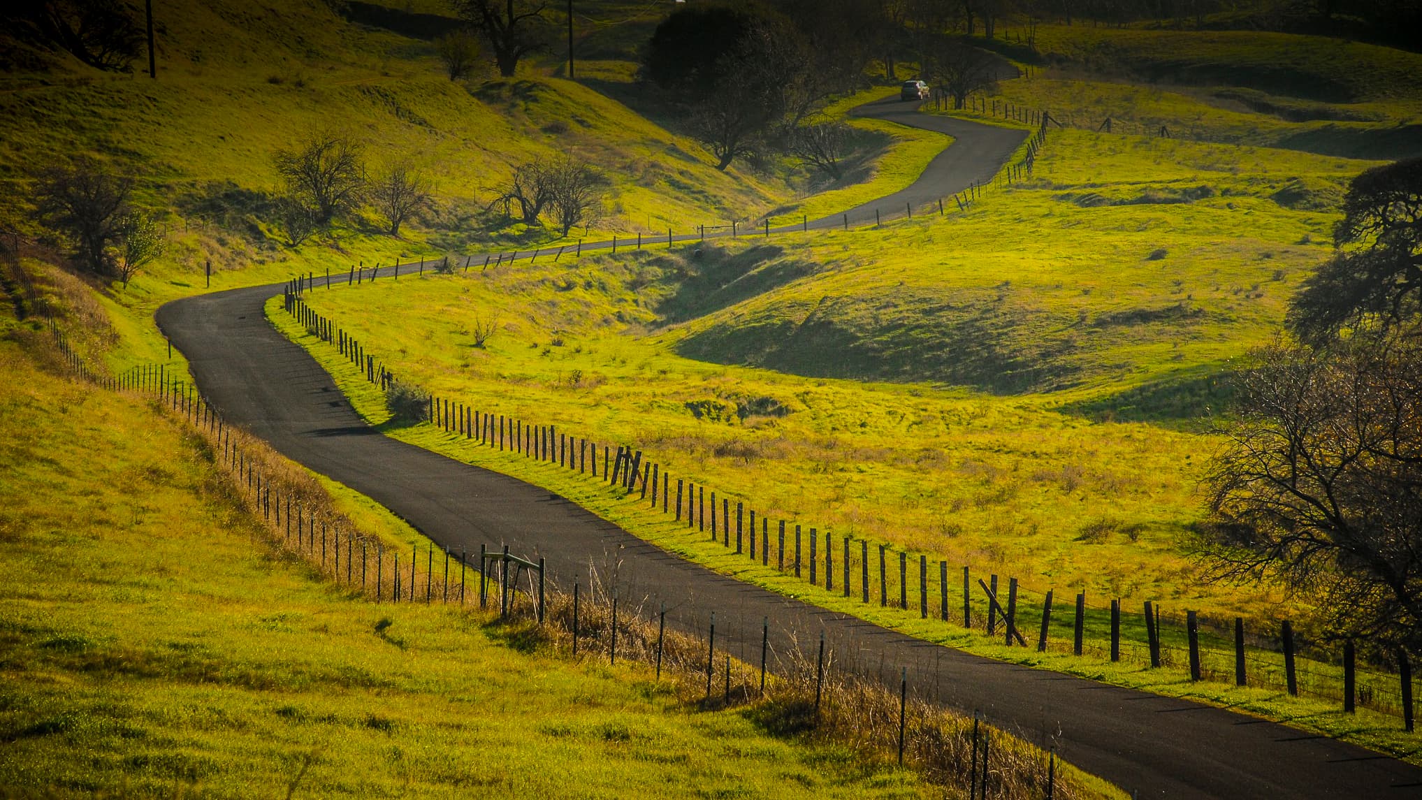 Tri-Valley hills at dusk, Pleasanton